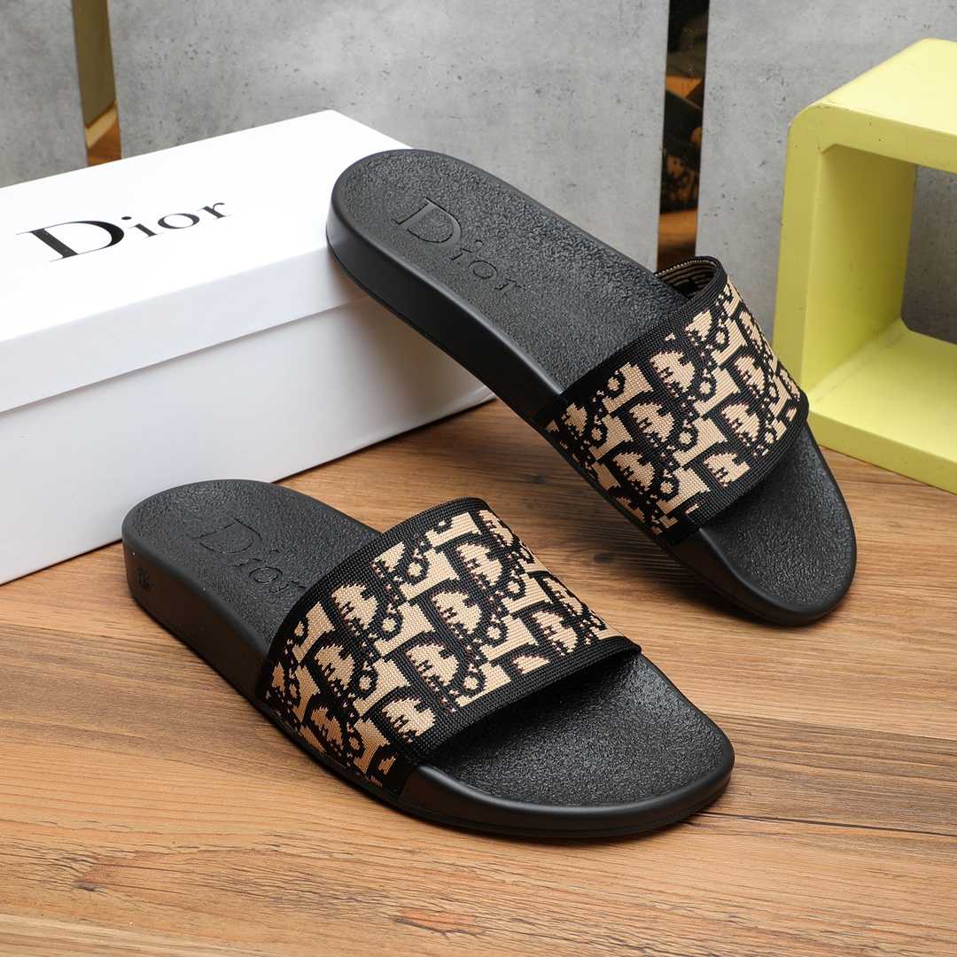 Dior Oblique Jacquard Sandals  - PerfectKickZ