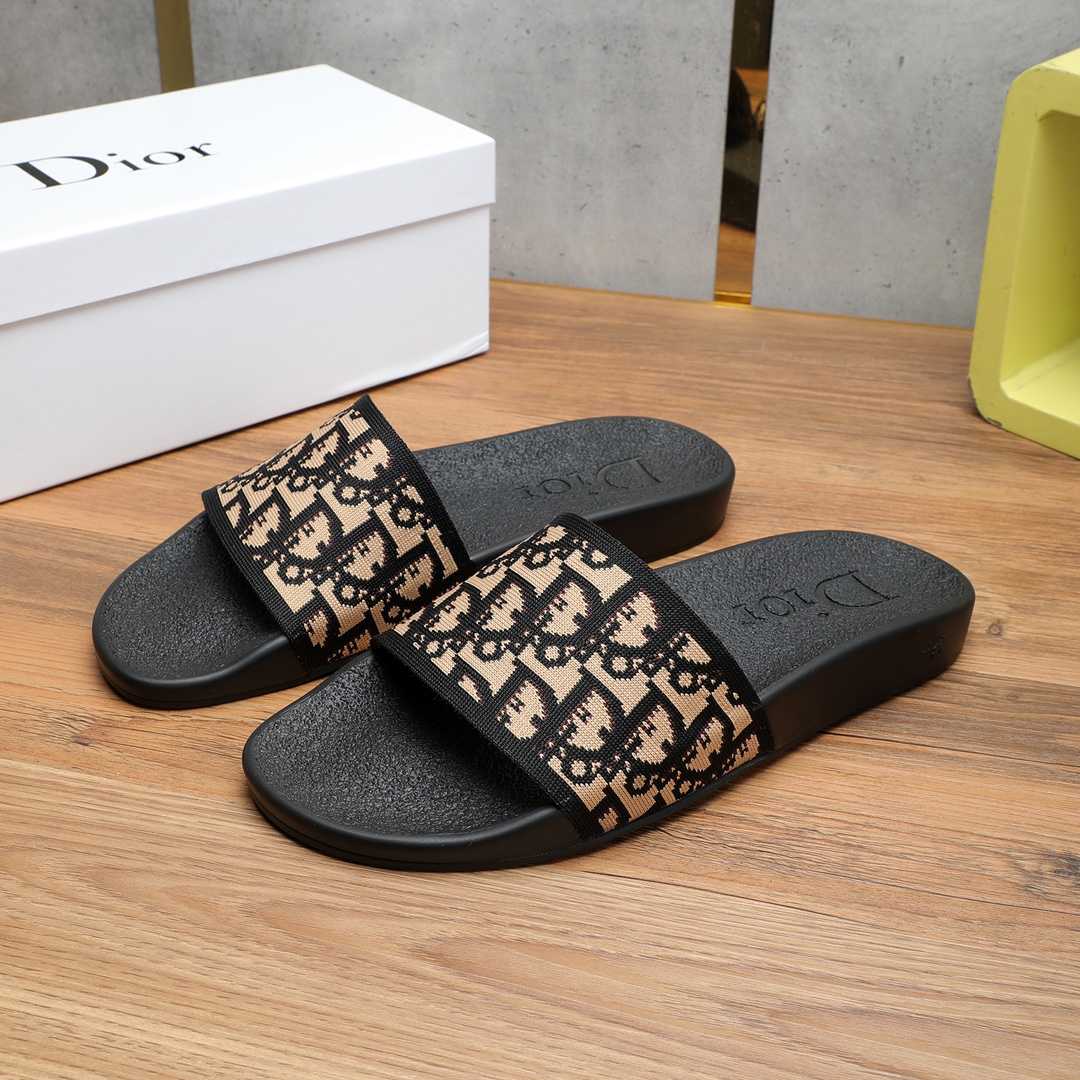 Dior Oblique Jacquard Sandals  - PerfectKickZ