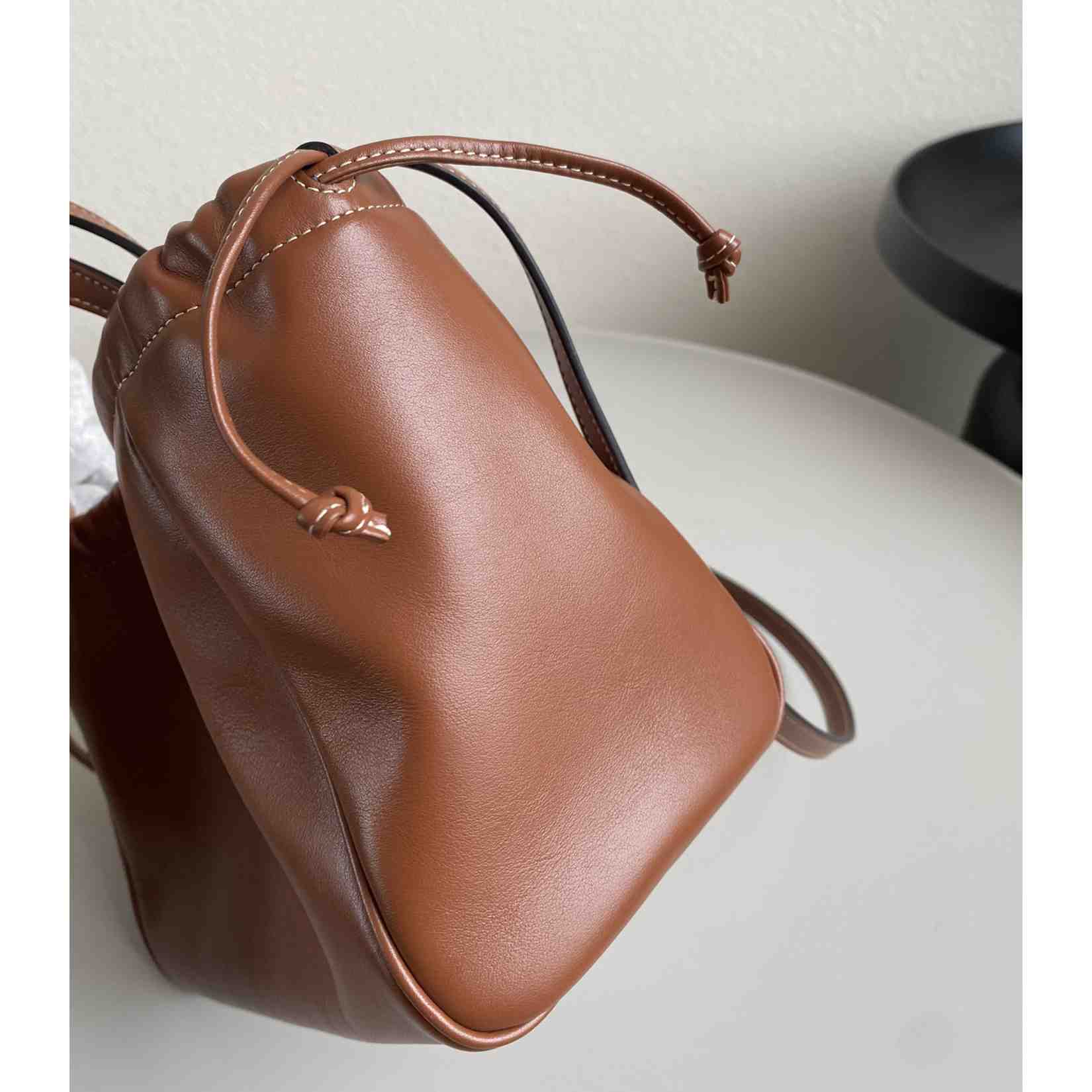 Celine Small Cabas Drawstring Cuir Triomphe In Smooth Calfskin - PerfectKickZ