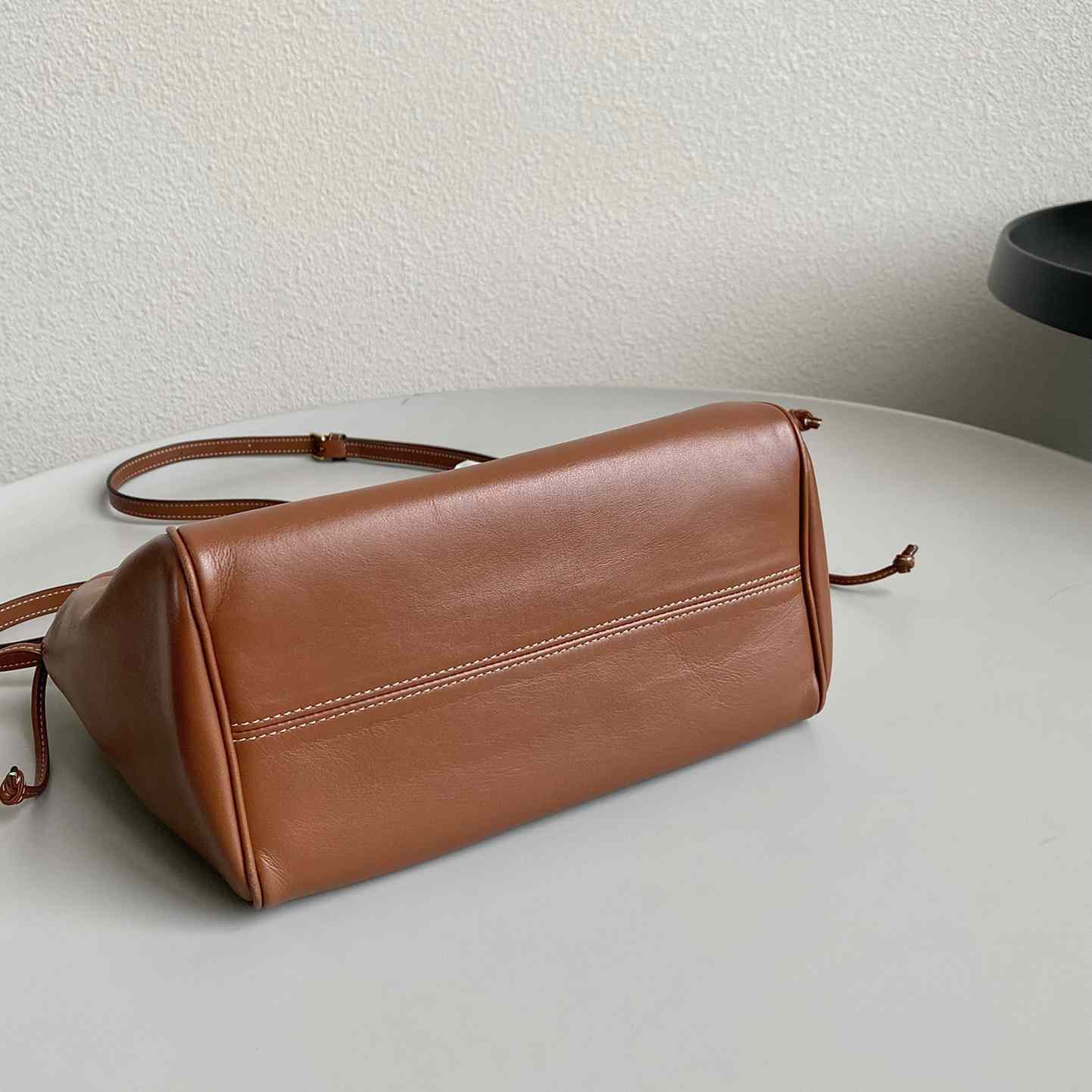 Celine Small Cabas Drawstring Cuir Triomphe In Smooth Calfskin - PerfectKickZ