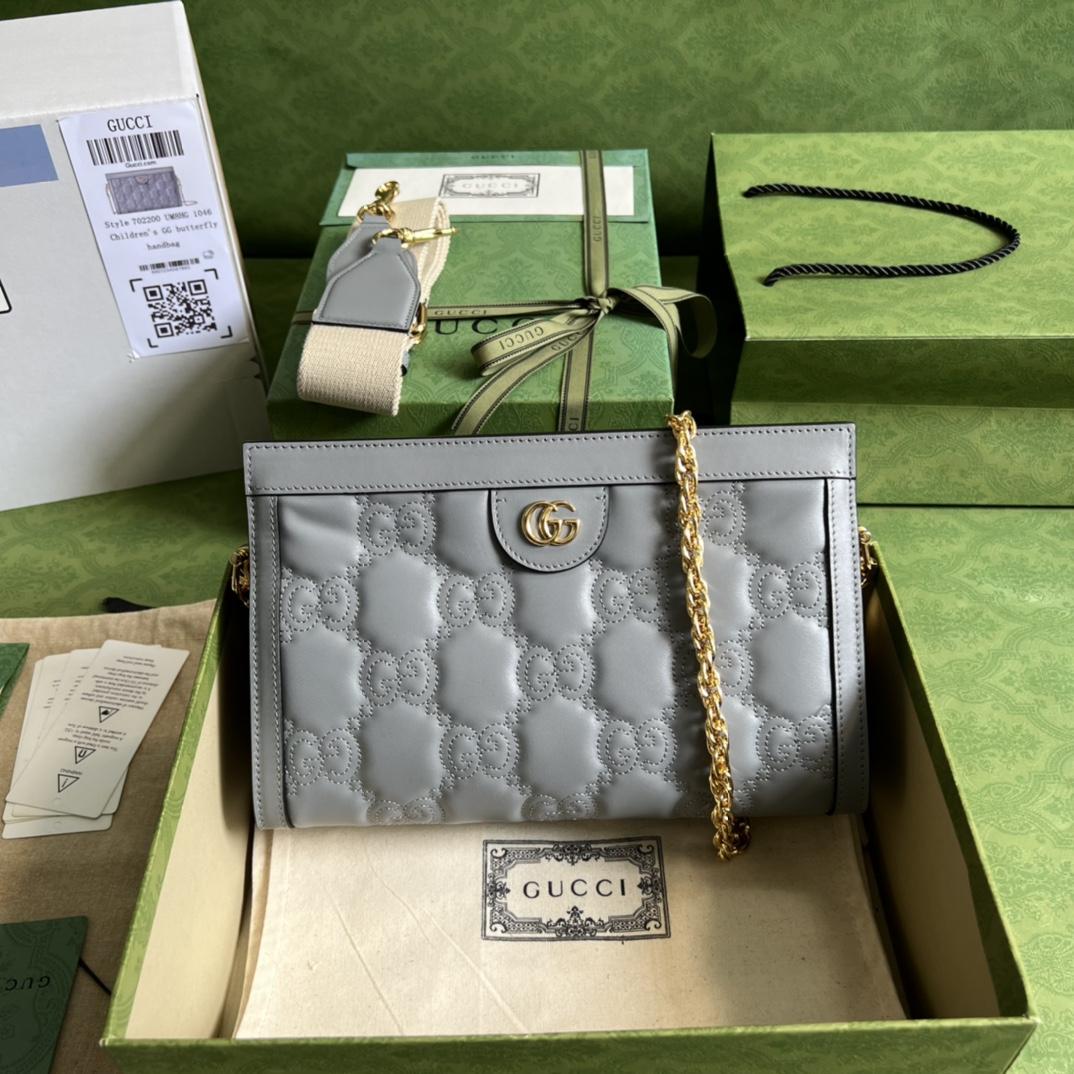Gucci GG Matelassé Small Bag(26*17.5*8cm) - PerfectKickZ
