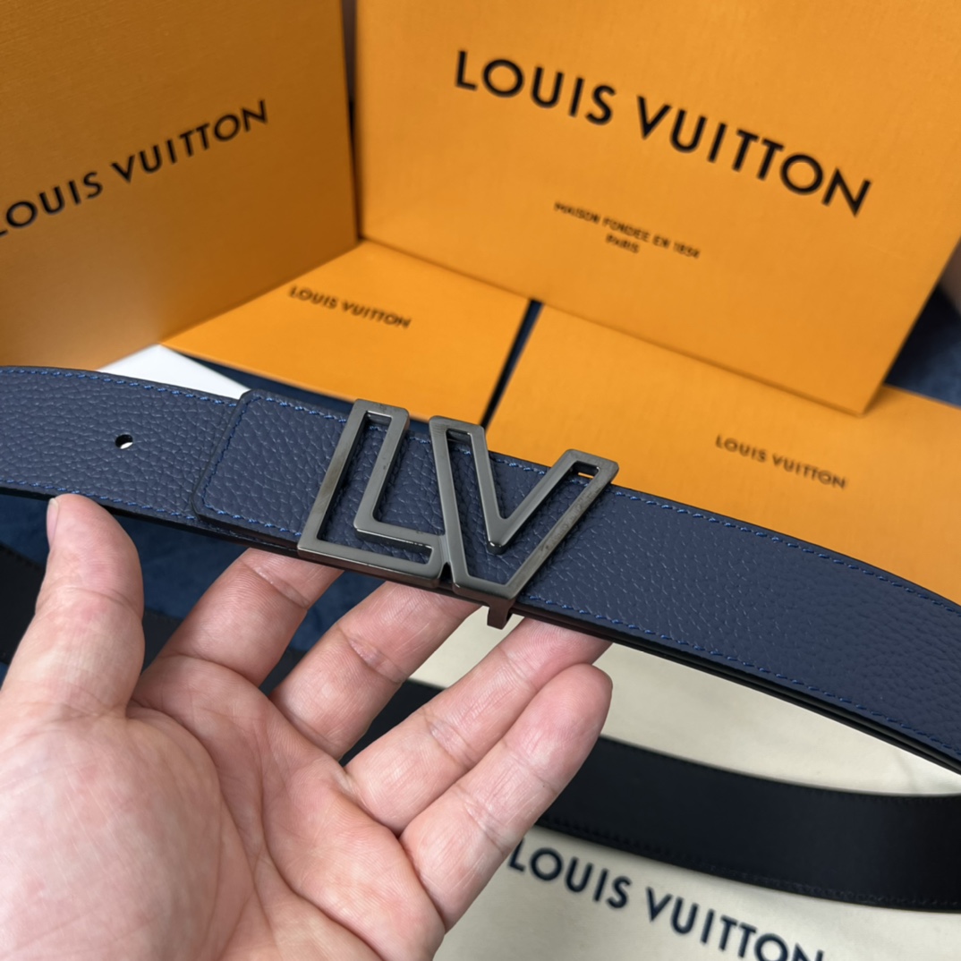 Louis Vuitton Reversible Belt  35mm - PerfectKickZ