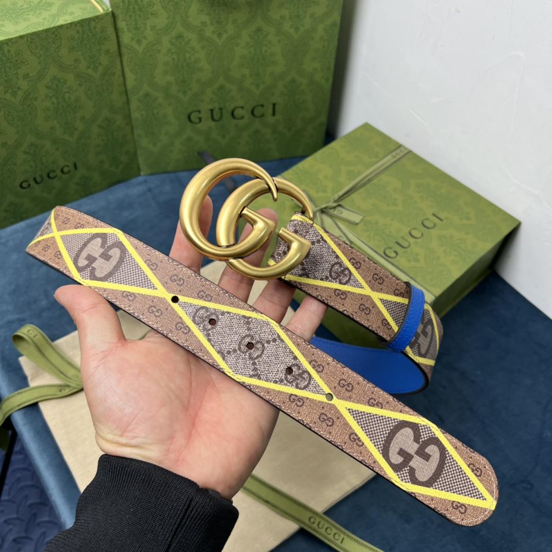 Gucci GG Marmont Wide Belt - PerfectKickZ
