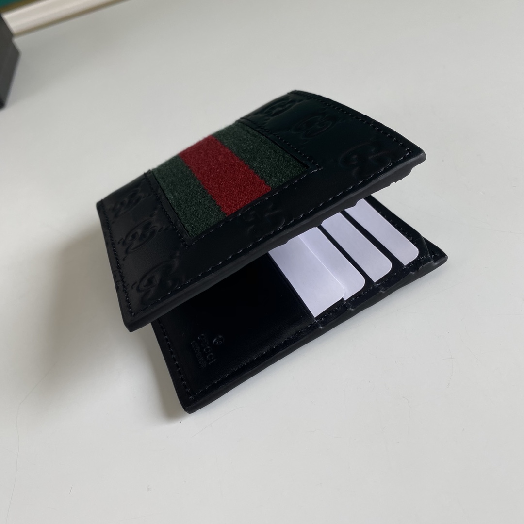 Gucci GG Supreme Web Wallet(11-9-1.5cm)    - PerfectKickZ