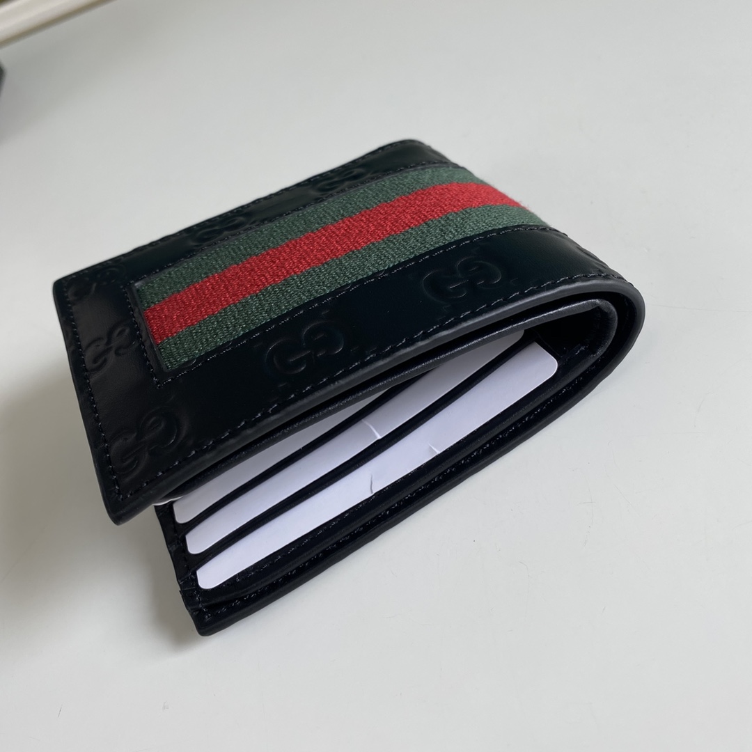 Gucci GG Supreme Web Wallet(11-9-1.5cm)    - PerfectKickZ