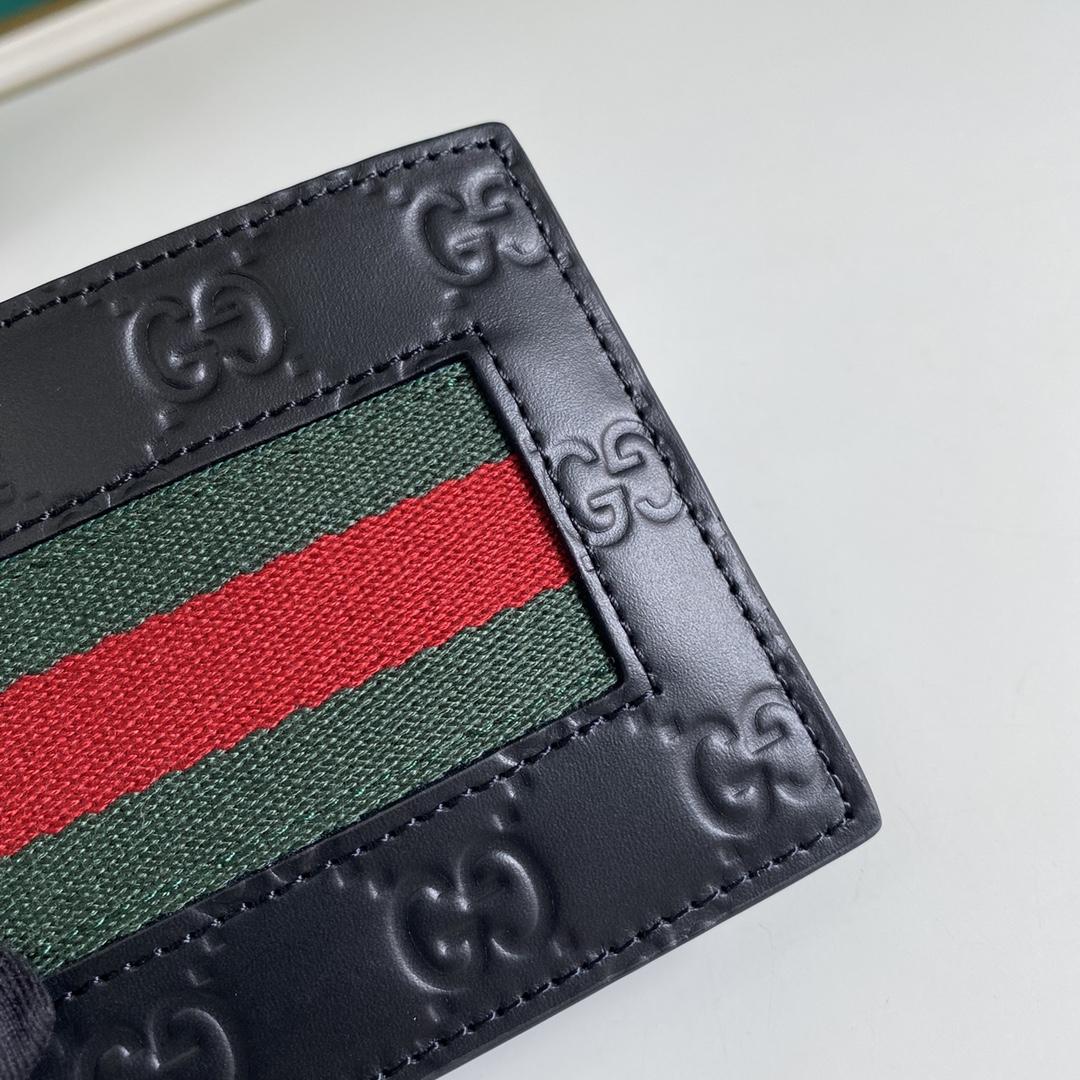 Gucci GG Supreme Web Wallet(11-9-1.5cm)    - PerfectKickZ