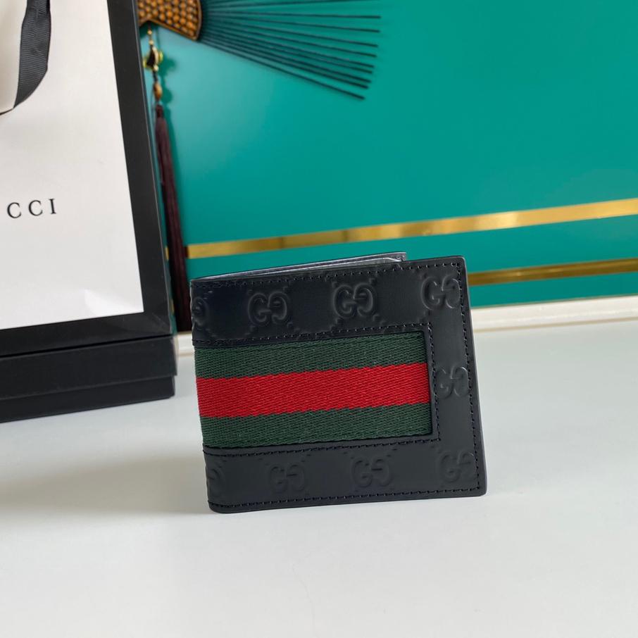 Gucci GG Supreme Web Wallet(11-9-1.5cm)    - PerfectKickZ