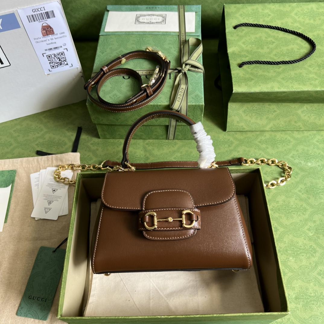 Gucci Horsebit 1955 Mini Bag(22x16x10.5cm) - PerfectKickZ