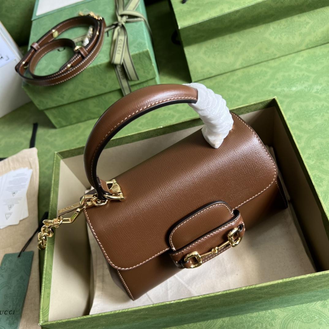Gucci Horsebit 1955 Mini Bag(22x16x10.5cm) - PerfectKickZ