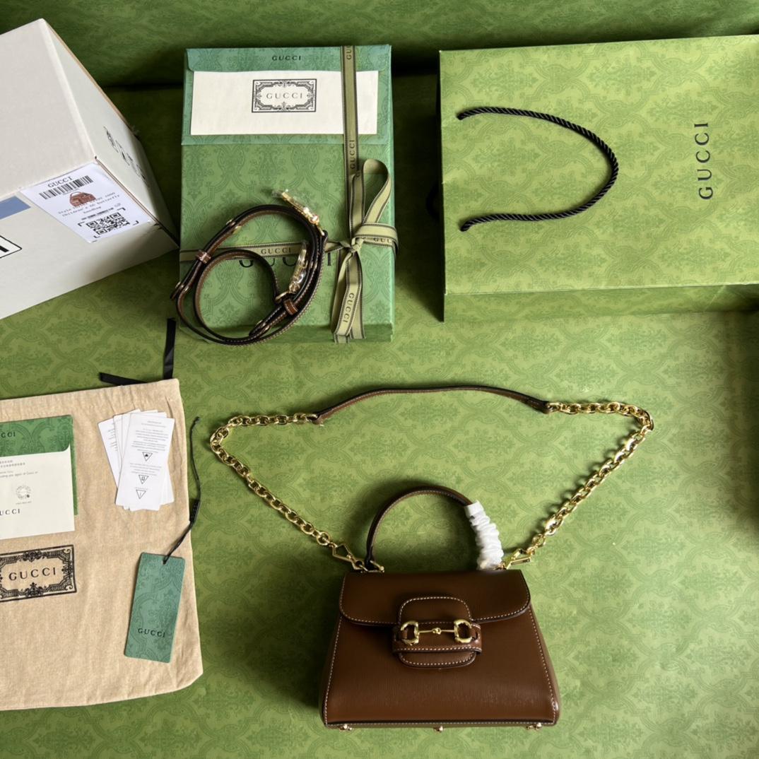 Gucci Horsebit 1955 Mini Bag(22x16x10.5cm) - PerfectKickZ