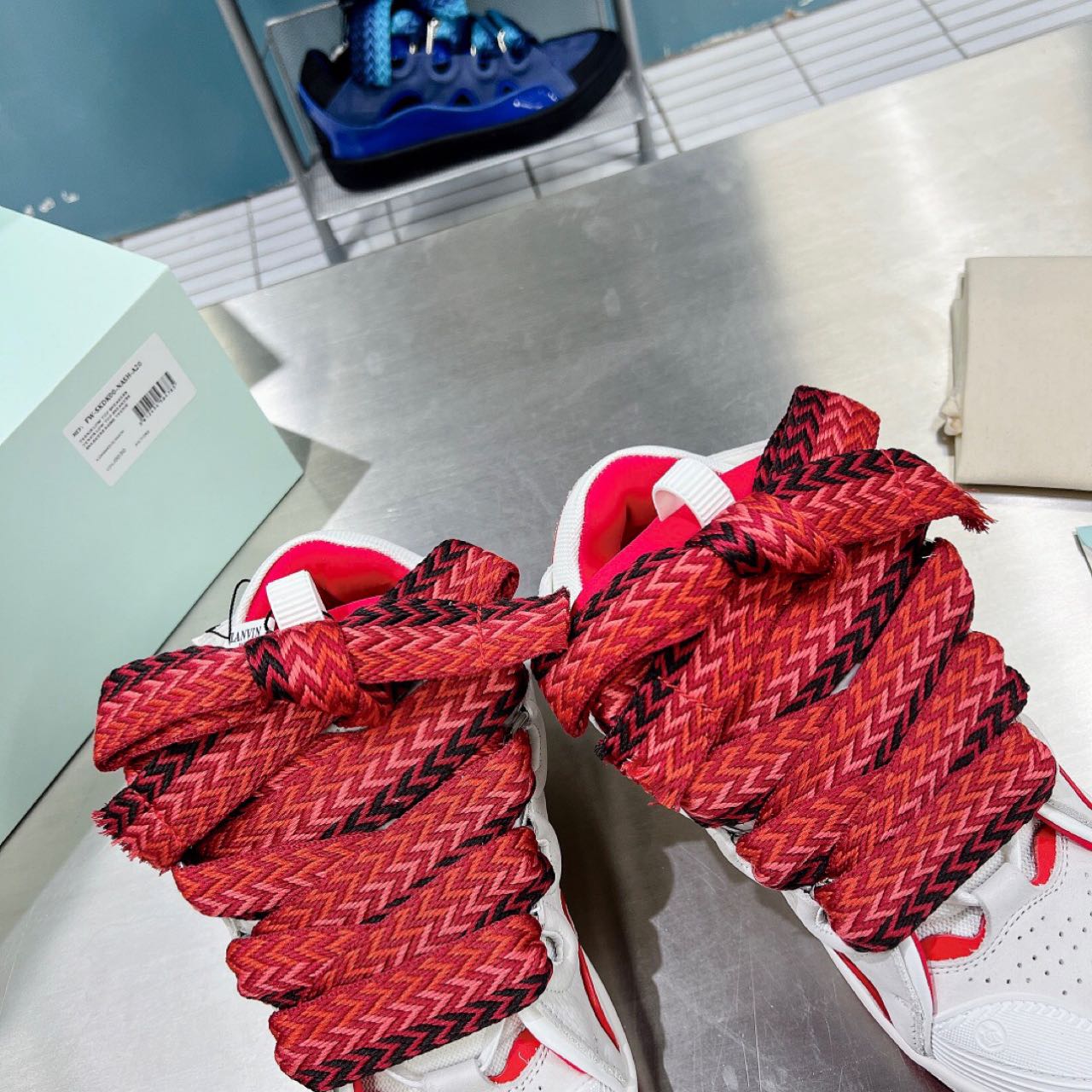 Lanvin Curb Batman Sneakers - PerfectKickZ