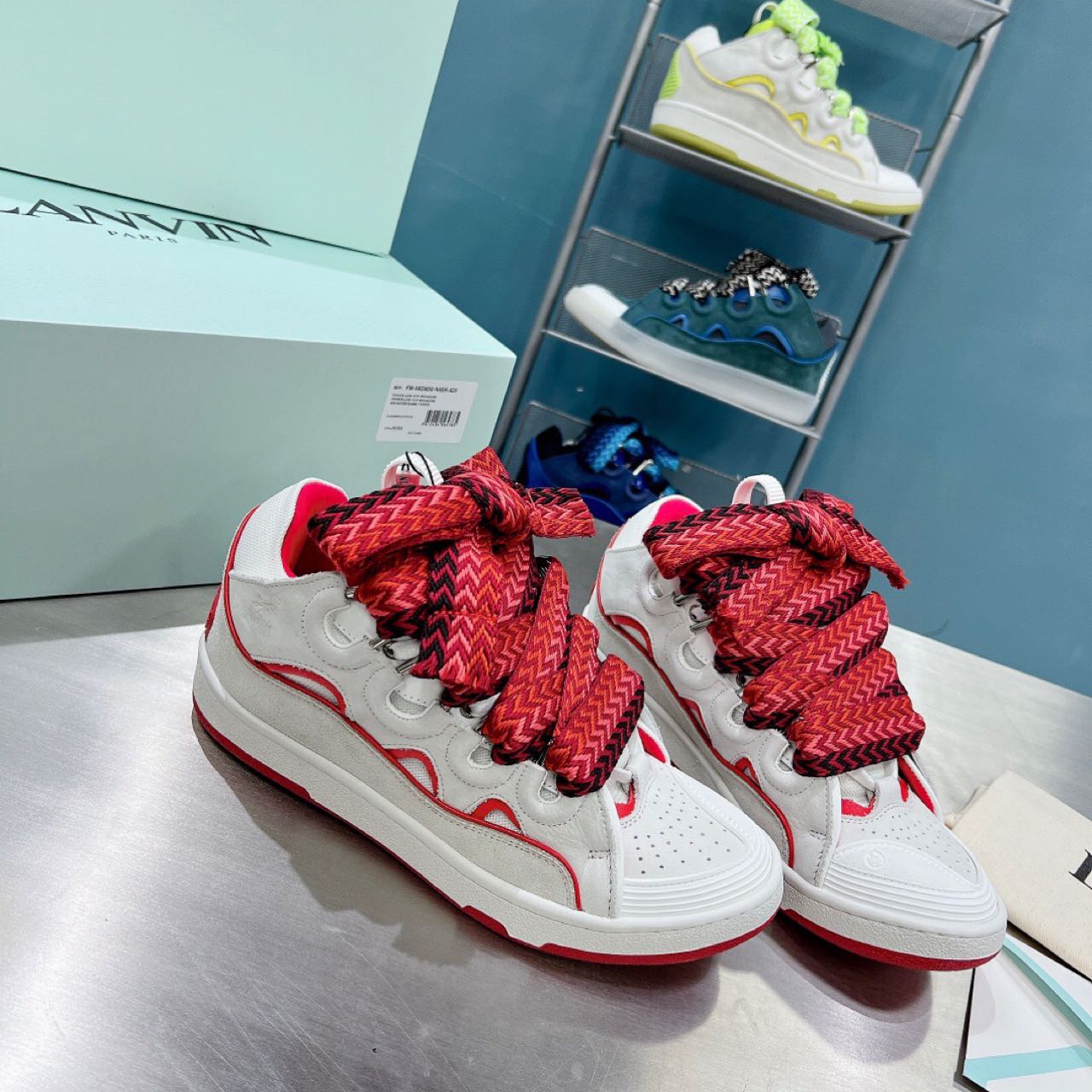 Lanvin Curb Batman Sneakers - PerfectKickZ
