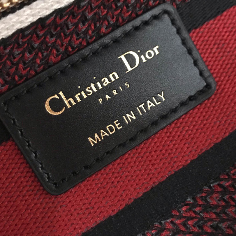 Dior Lady D-Lite Bag Embroidered Canvas (24-20-11cm) - PerfectKickZ