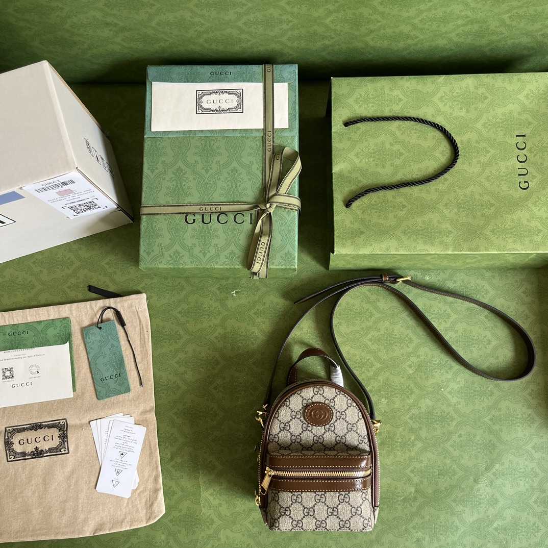 Gucci Multi-Function Bag With Interlocking G(15-19-8cm) - PerfectKickZ
