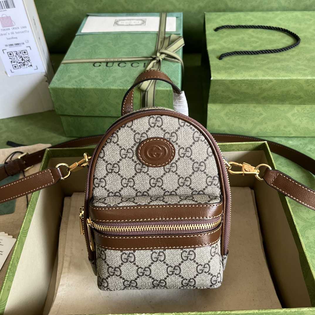 Gucci Multi-Function Bag With Interlocking G(15-19-8cm) - PerfectKickZ