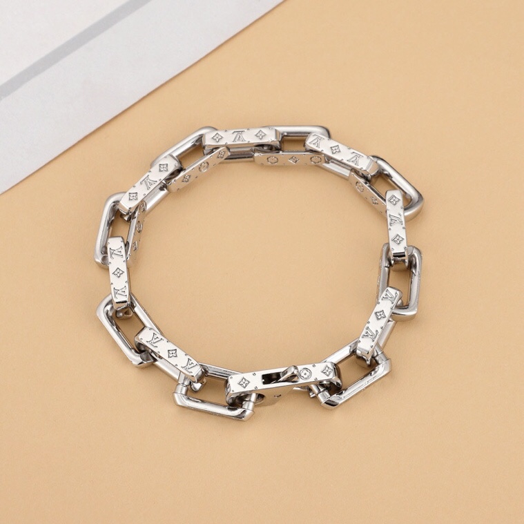 Louis Vuitton Monogram Chain Bracelet    M00308 - PerfectKickZ
