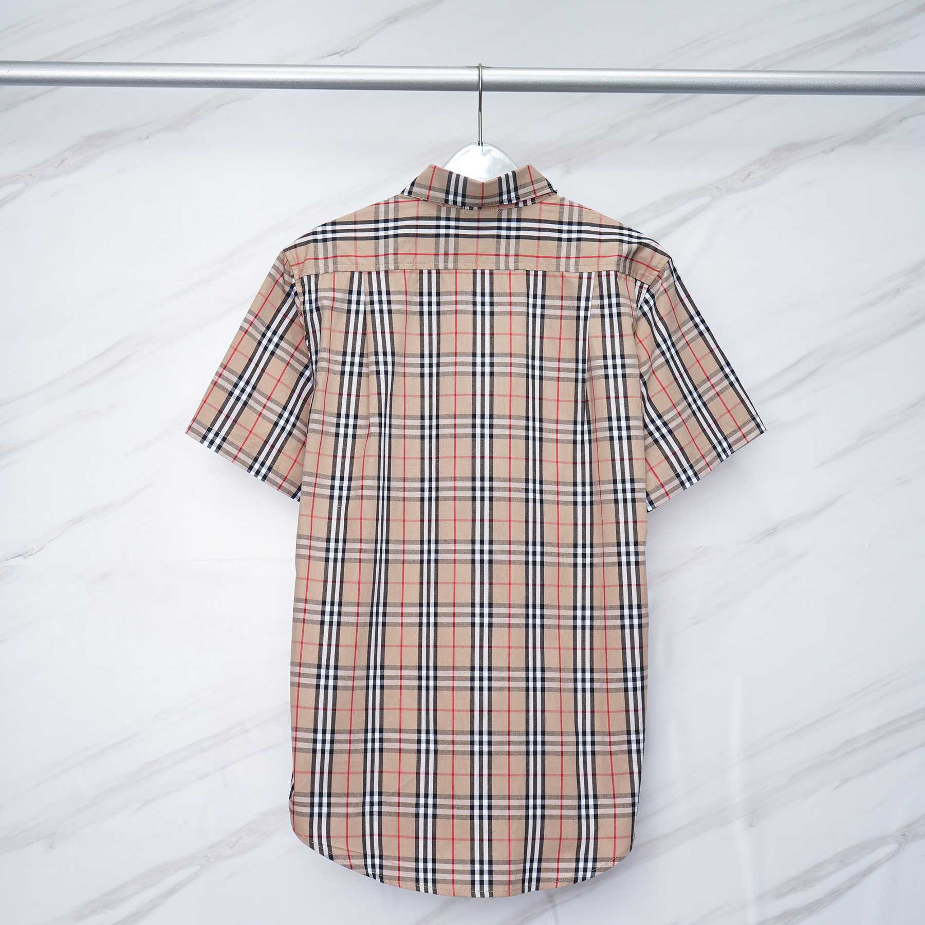 Burberry Short-sleeve Check Cotton Poplin Shirt & Shorts - PerfectKickZ