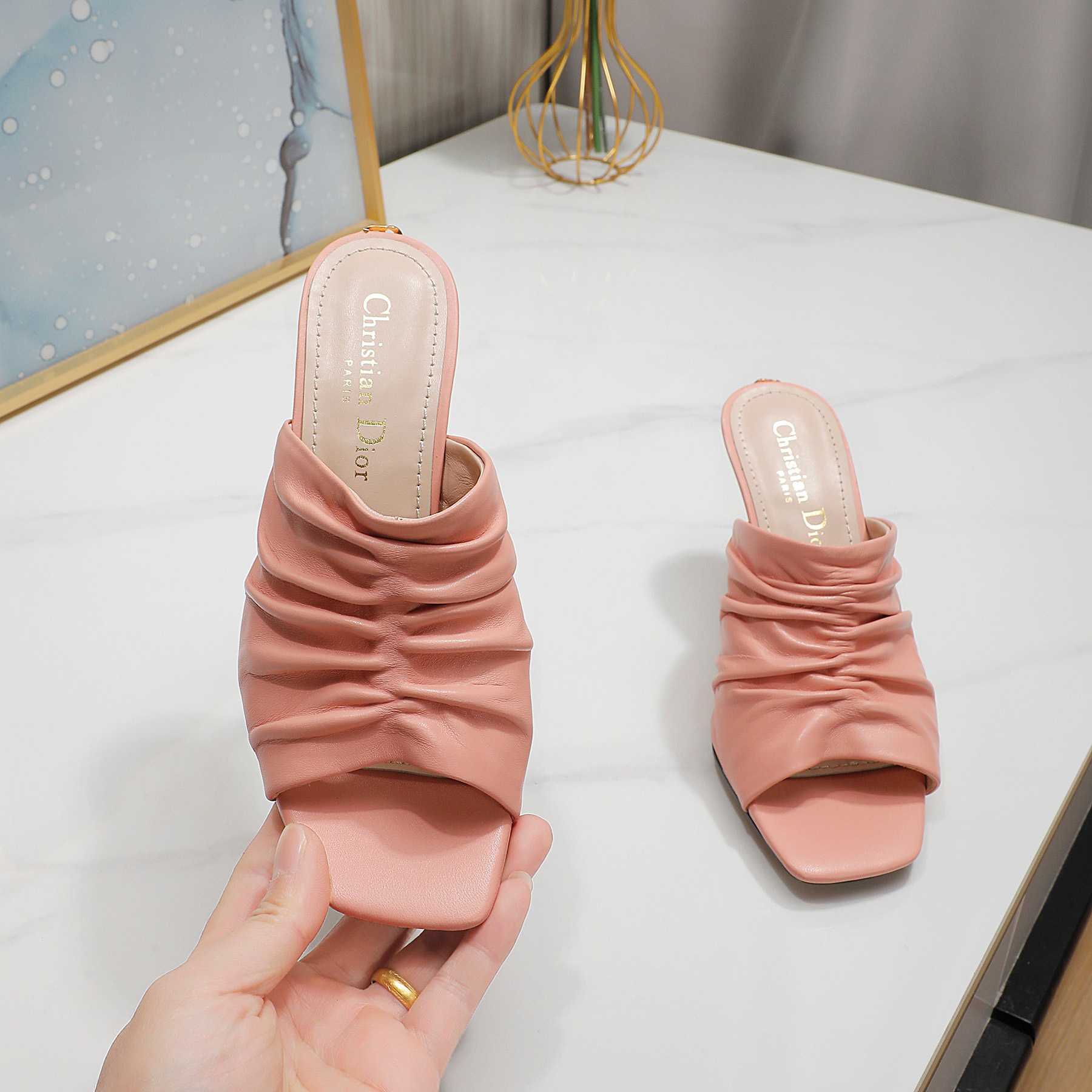 Dior D-Fame Open-Toe Pump - PerfectKickZ