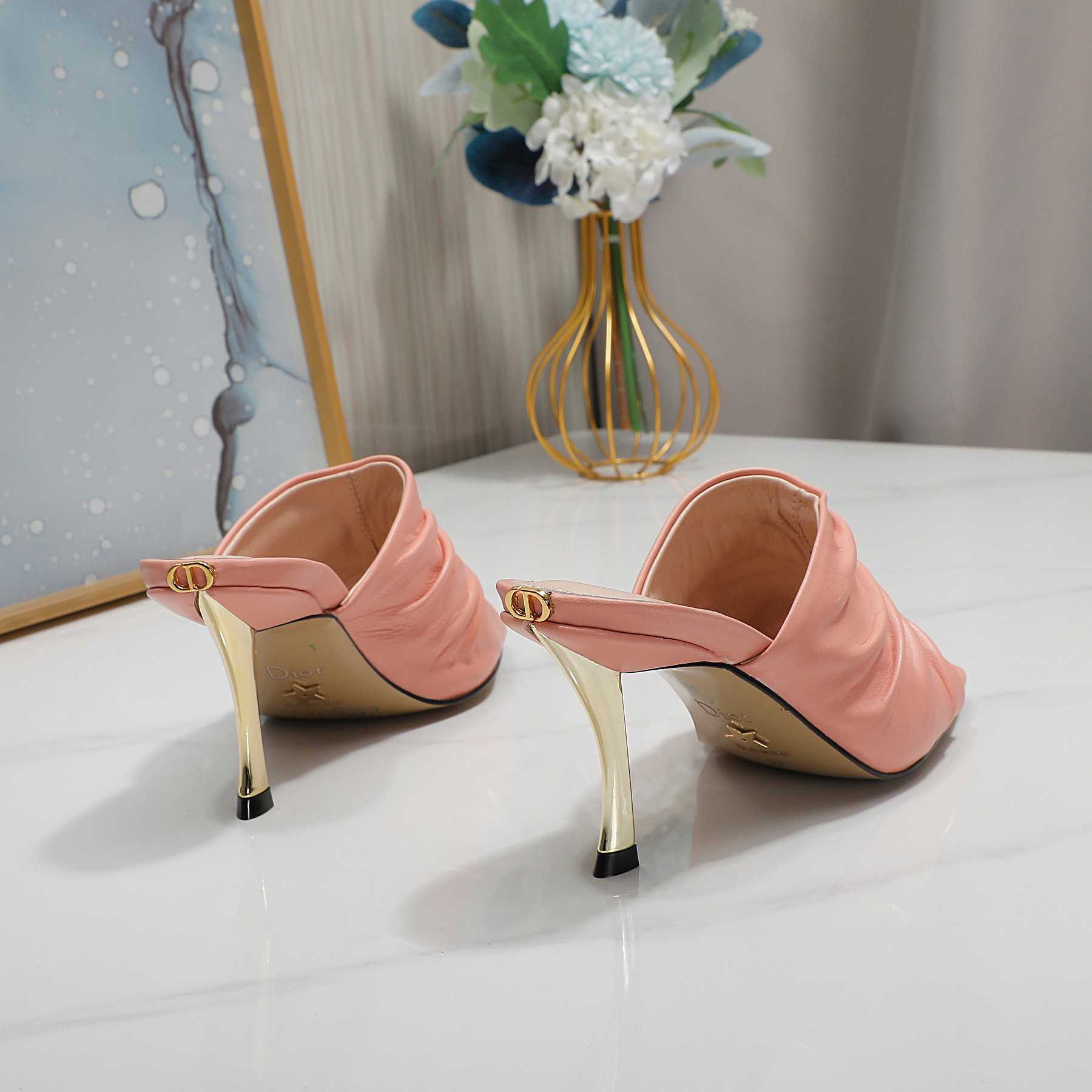 Dior D-Fame Open-Toe Pump - 
