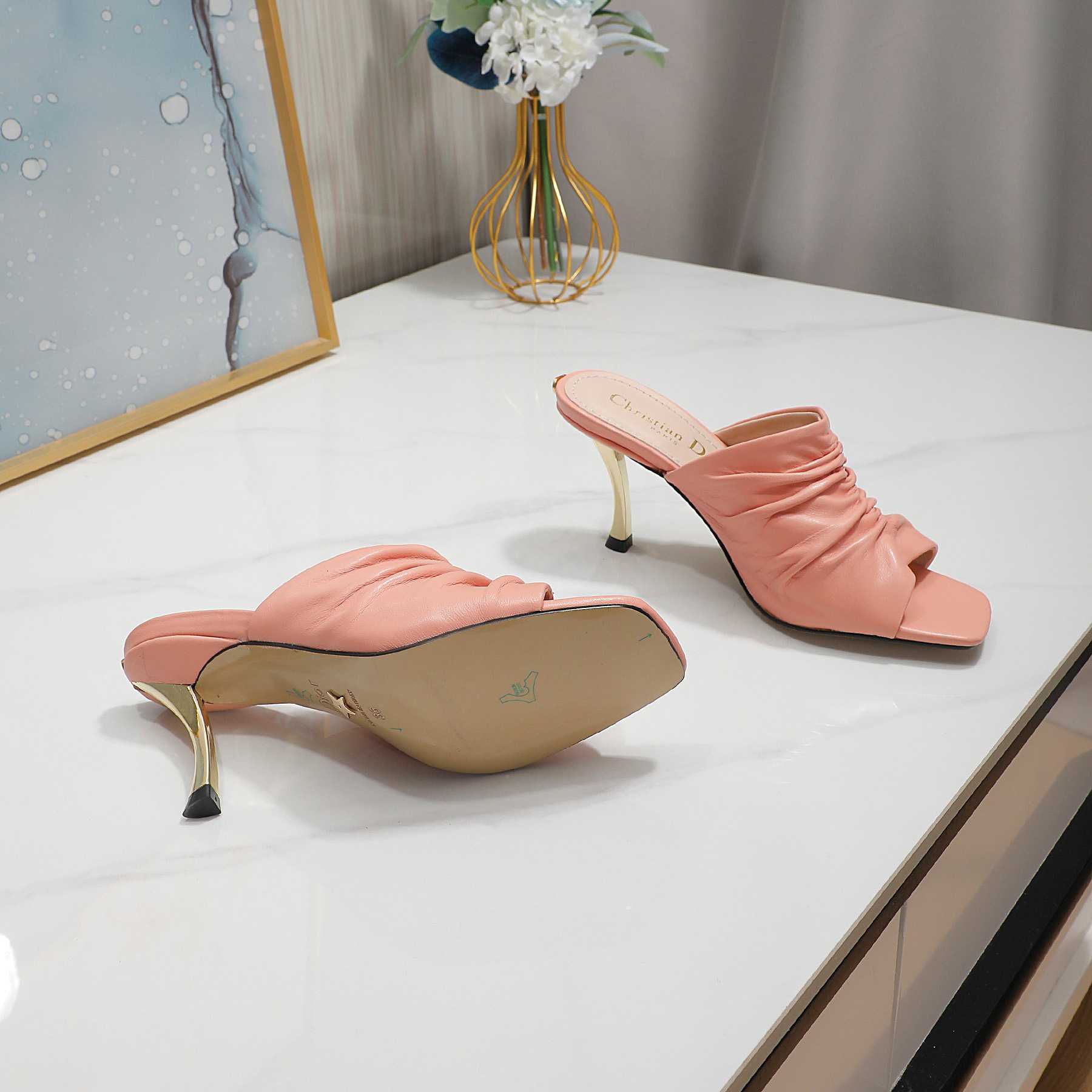 Dior D-Fame Open-Toe Pump - 