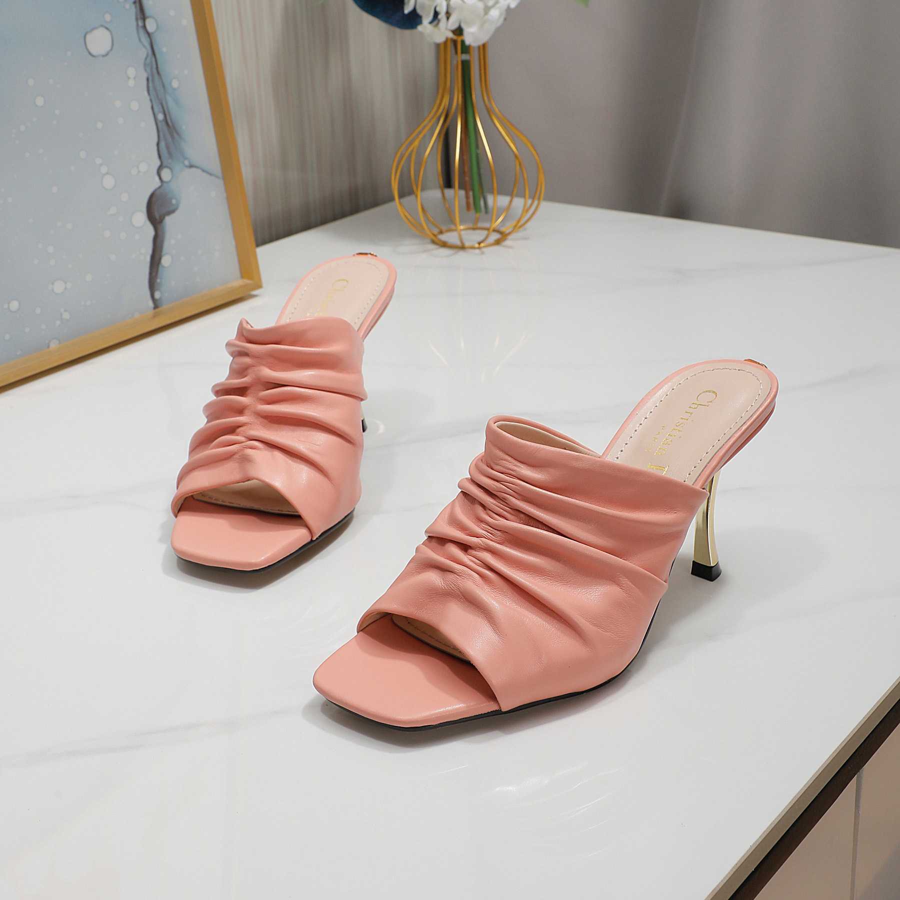 Dior D-Fame Open-Toe Pump - 