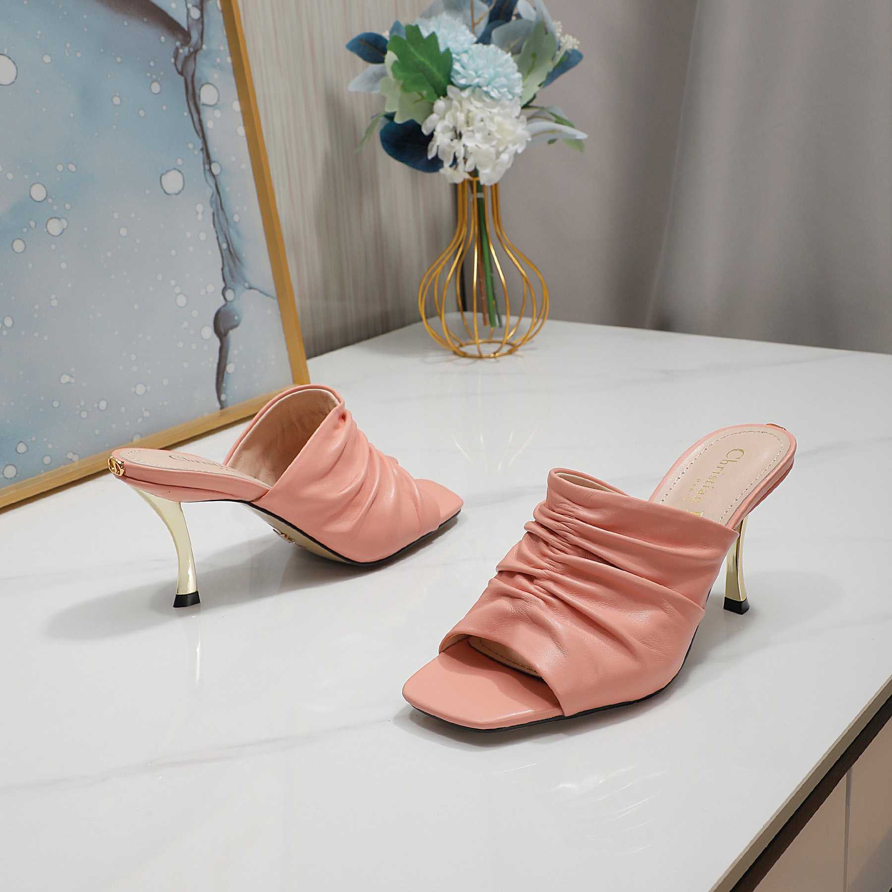Dior D-Fame Open-Toe Pump - 