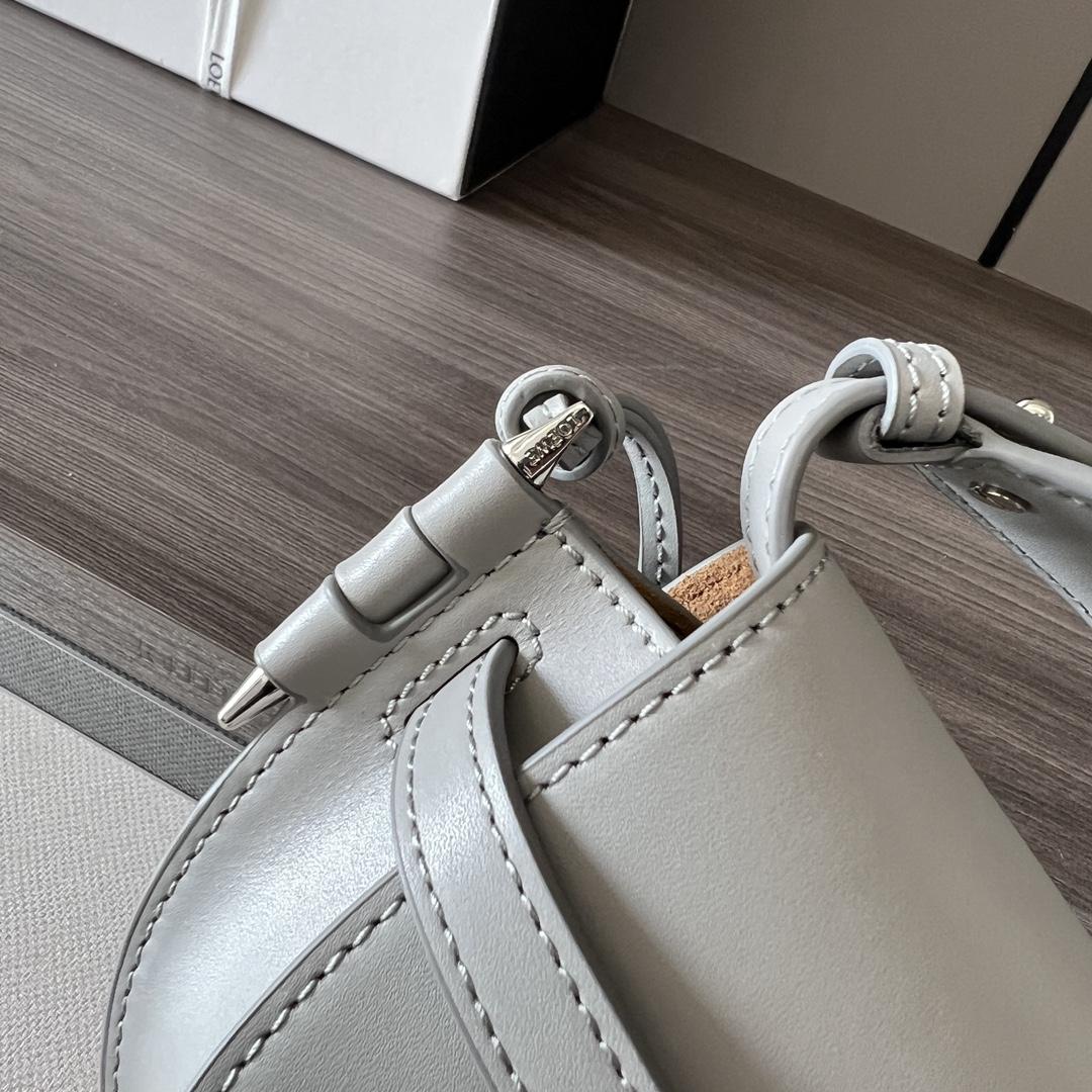 Loewe Mini Gate Dual Bag In Soft Calfskin And Jacquard - PerfectKickZ