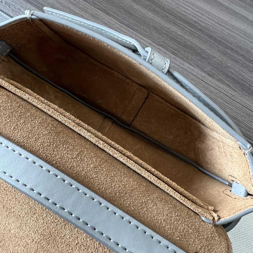 Loewe Mini Gate Dual Bag In Soft Calfskin And Jacquard - PerfectKickZ