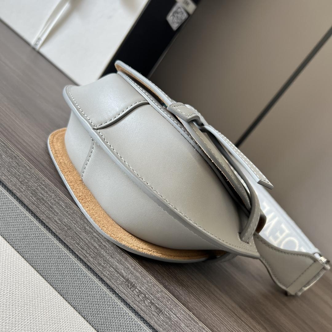Loewe Mini Gate Dual Bag In Soft Calfskin And Jacquard - PerfectKickZ