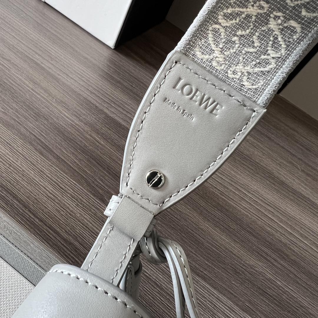 Loewe Mini Gate Dual Bag In Soft Calfskin And Jacquard - PerfectKickZ