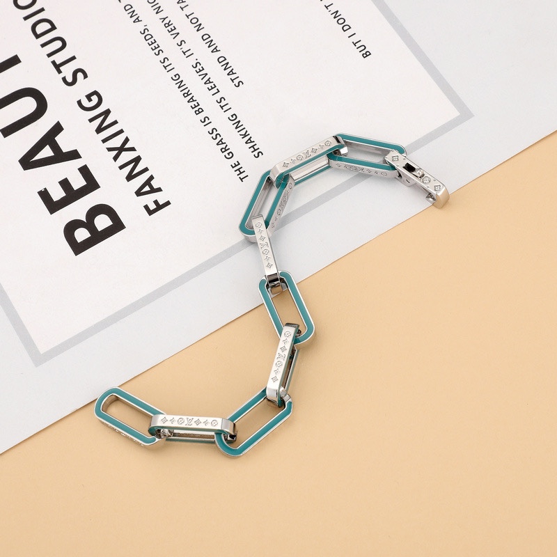 Louis Vuitton Monogram Chain Links Bracelet      M80195 - PerfectKickZ