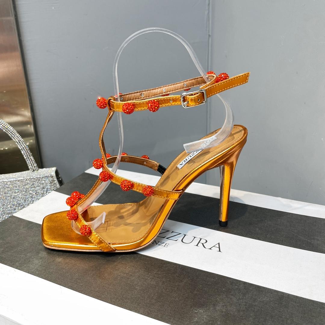 Aquazzura Cha Cha Cha Crystal Sandal  95 - PerfectKickZ