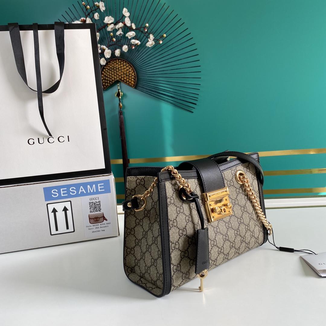 Gucci Padlock Small GG Shoulder Bag(26-18-10cm) - PerfectKickZ