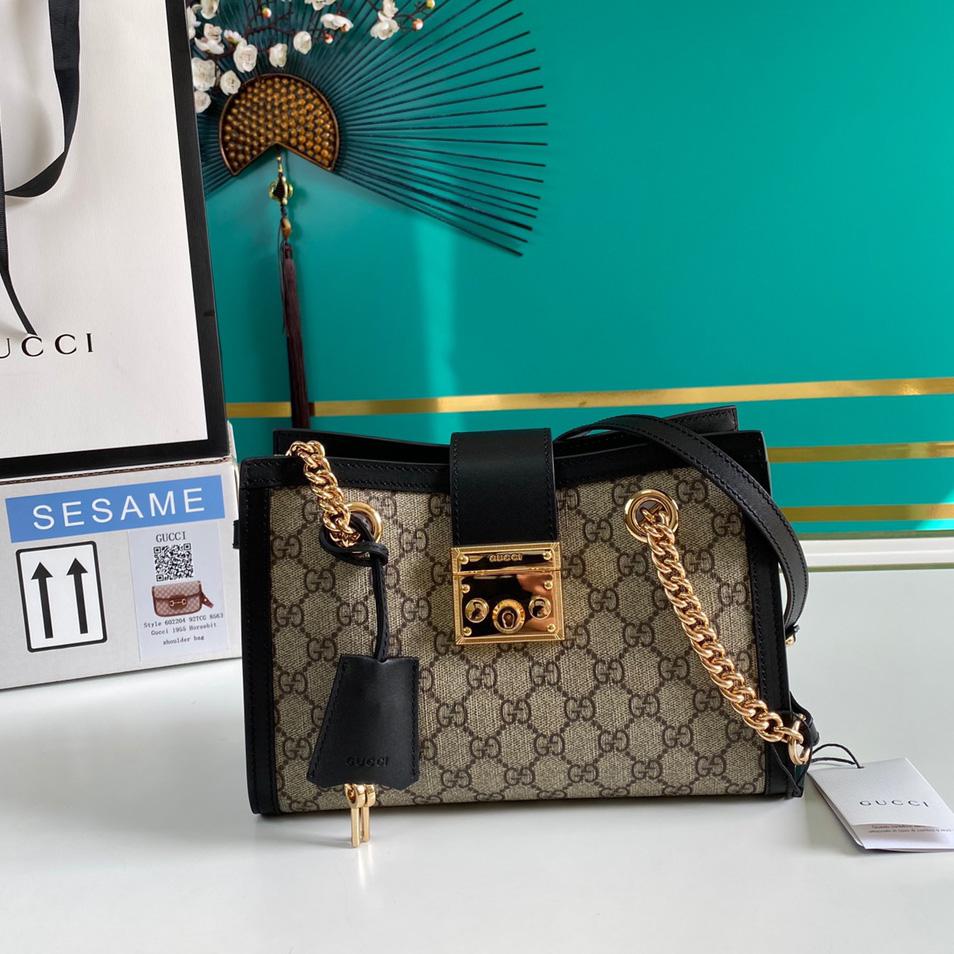 Gucci Padlock Small GG Shoulder Bag(26-18-10cm) - PerfectKickZ