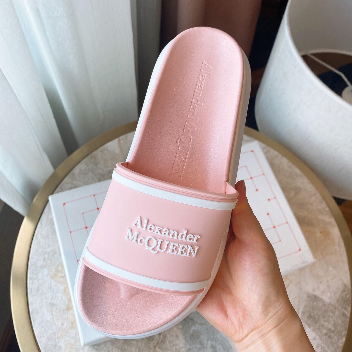 Alexander Mqueen Oversized Hybrid Signature Slide  - PerfectKickZ