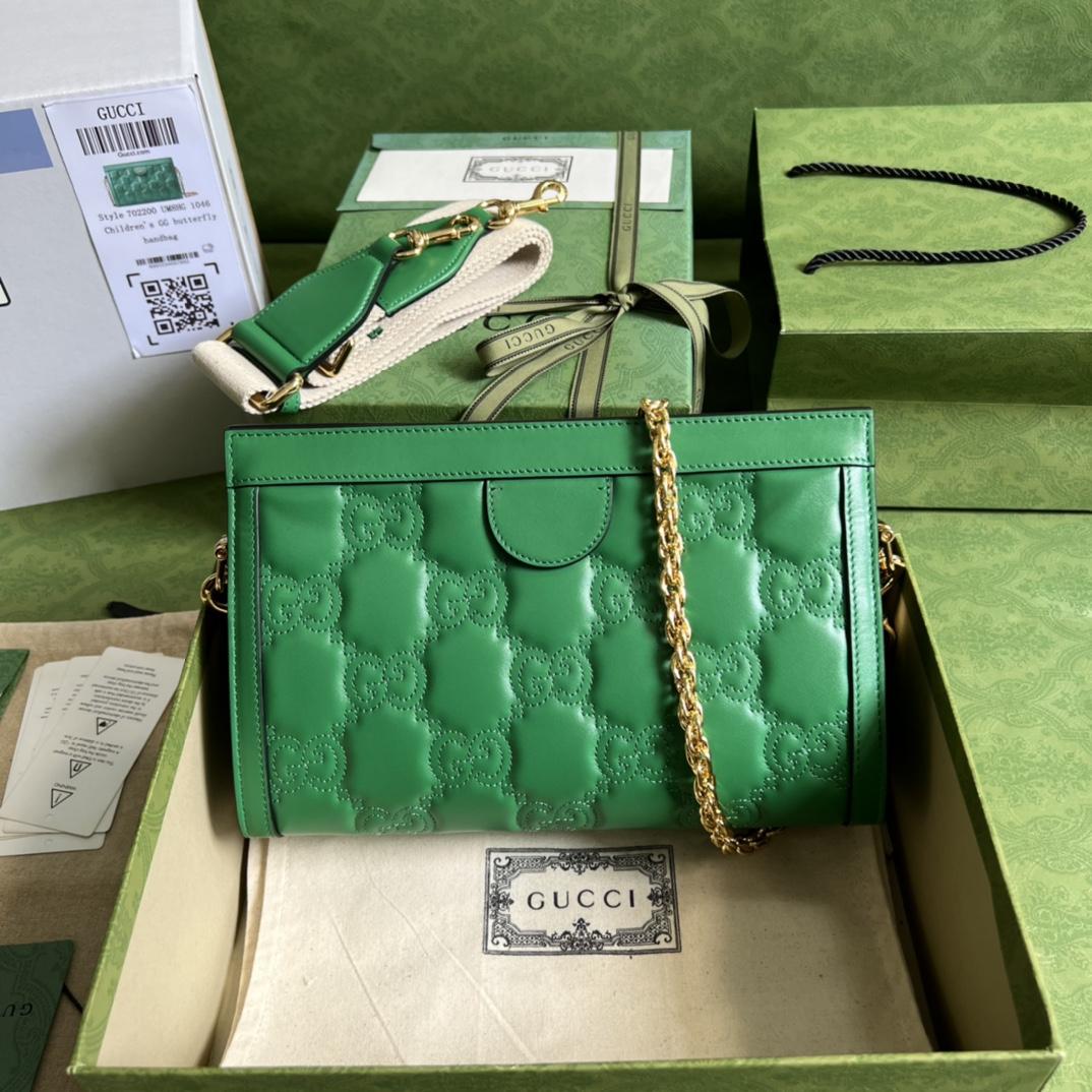 Gucci GG Matelassé Small Bag(26*17.5*8cm) - PerfectKickZ