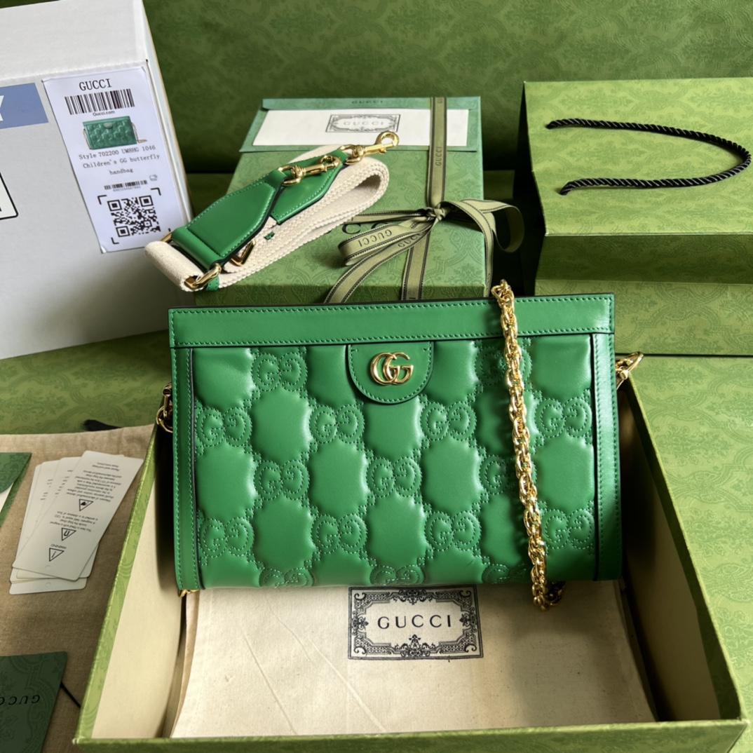 Gucci GG Matelassé Small Bag(26*17.5*8cm) - PerfectKickZ