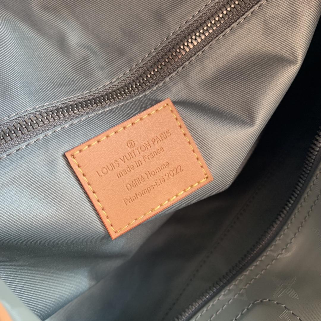 Louis Vuitton Keepall Bandouliere Monogram Titanium 50 Grey - PerfectKickZ