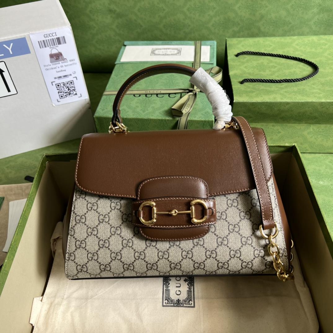 Gucci Horsebit 1955 Medium Bag(29-20-13cm) - PerfectKickZ