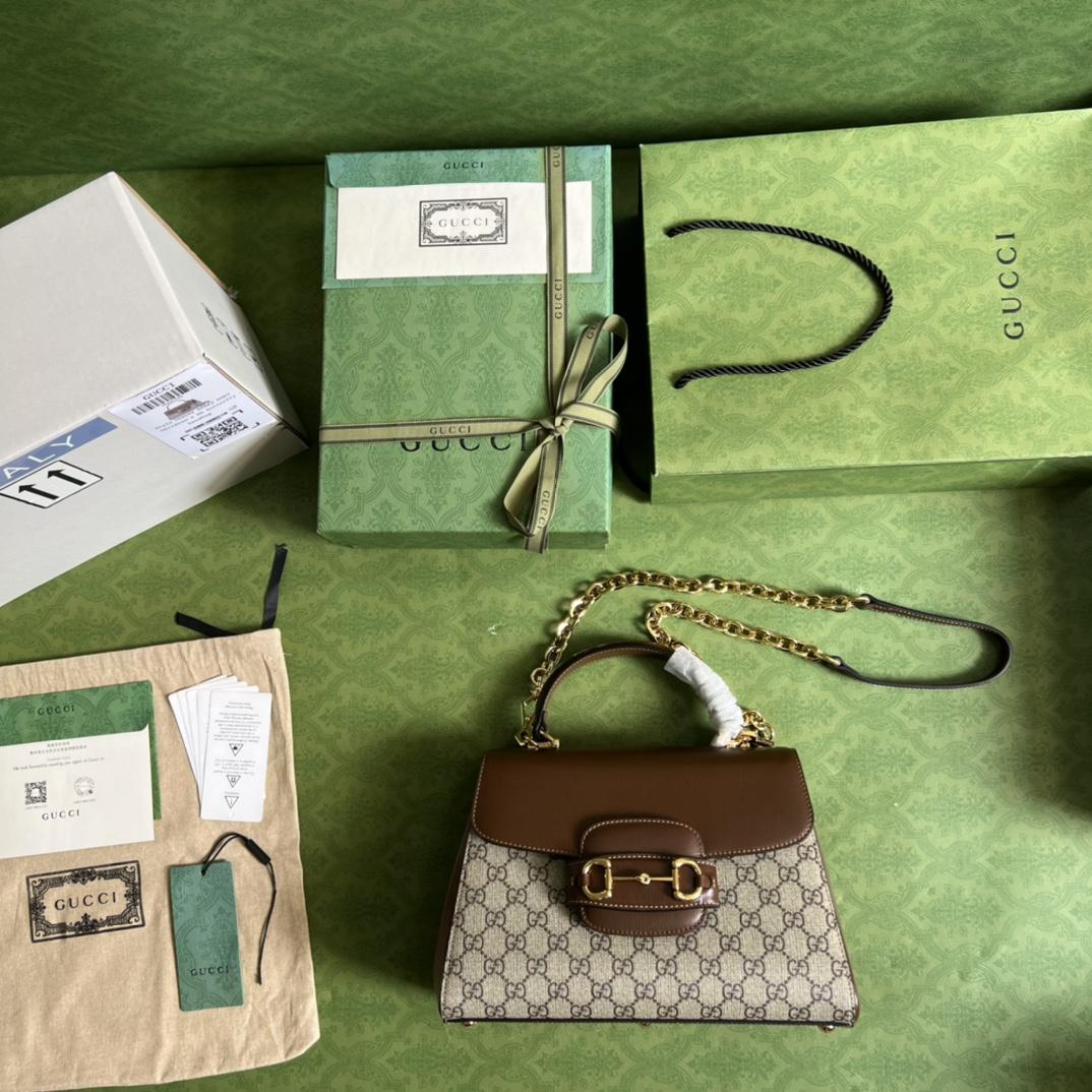 Gucci Horsebit 1955 Medium Bag(29-20-13cm) - PerfectKickZ