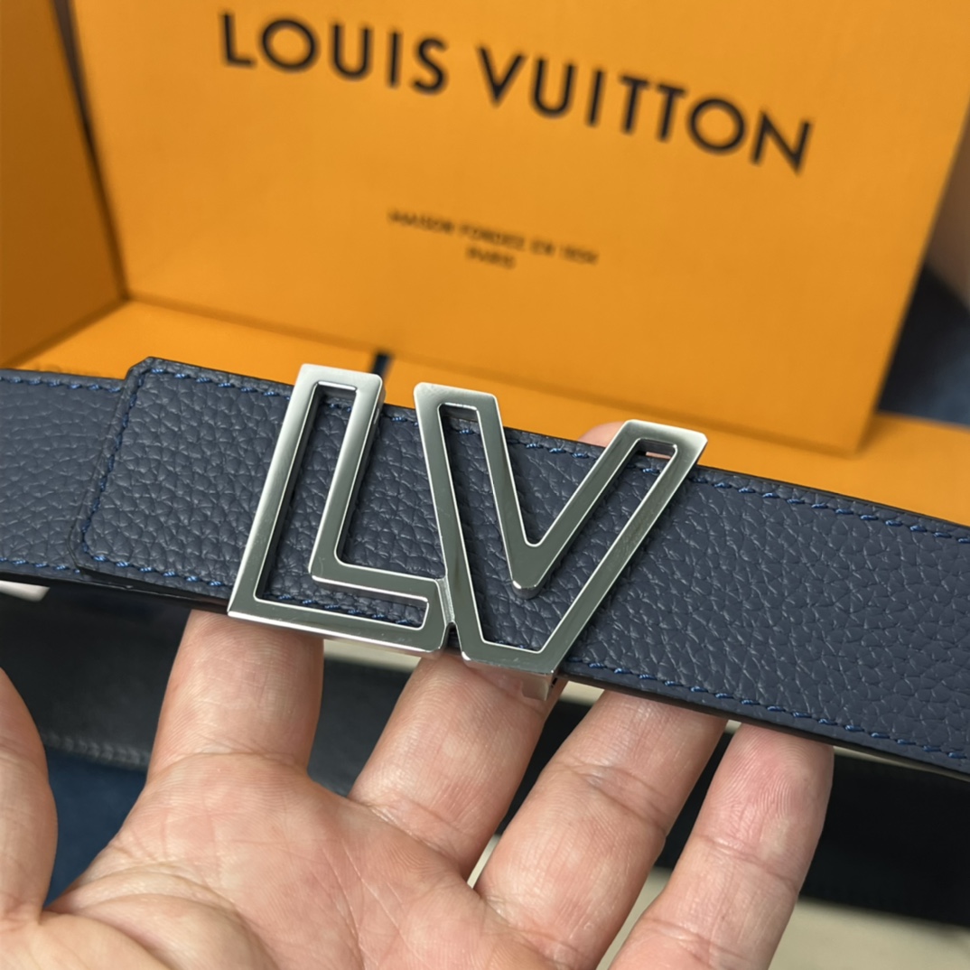 Louis Vuitton Reversible Belt  35mm - PerfectKickZ