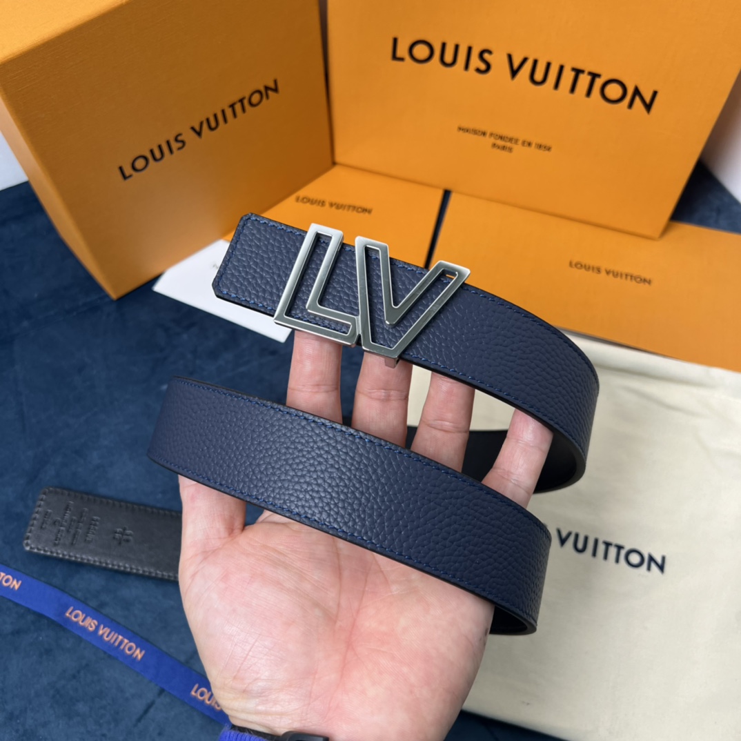 Louis Vuitton Reversible Belt  35mm - PerfectKickZ