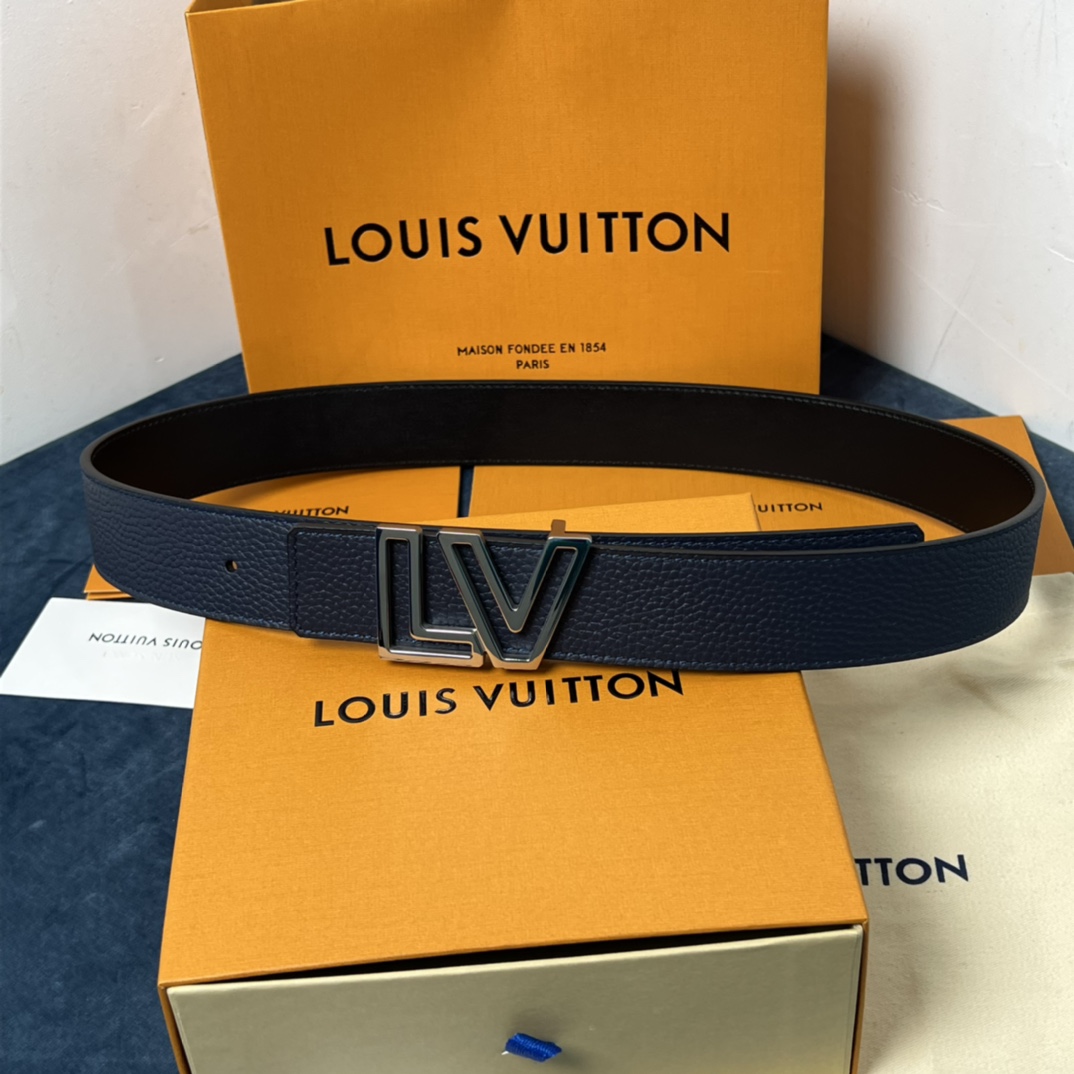 Louis Vuitton Reversible Belt  35mm - PerfectKickZ