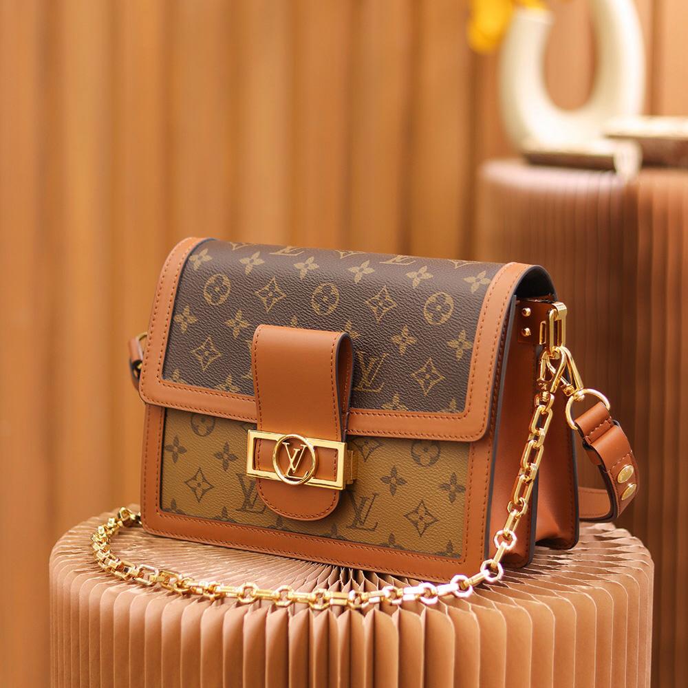 Louis Vuitton Dauphine MM (25*19*10.5cm)  M45958 - PerfectKickZ