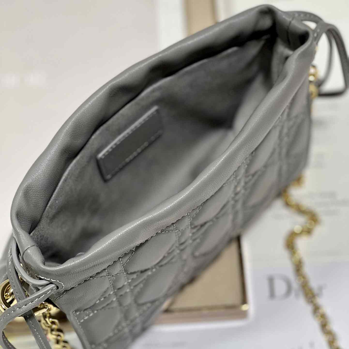 Dior Lady Dior Top Handle Drawstring Mini Bag - PerfectKickZ