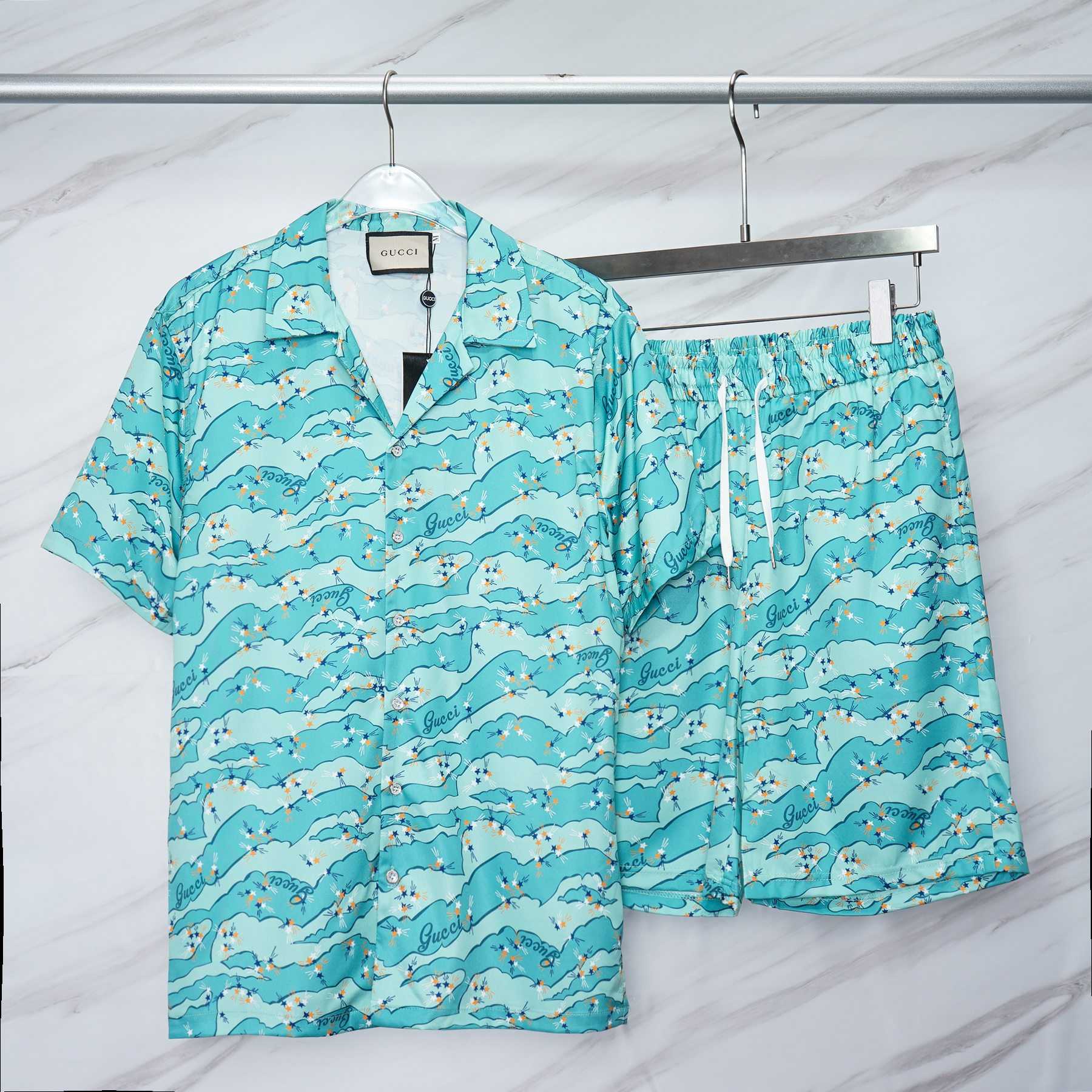 Gucci Lovelight Viscose Bowling Shirt & Shorts - PerfectKickZ