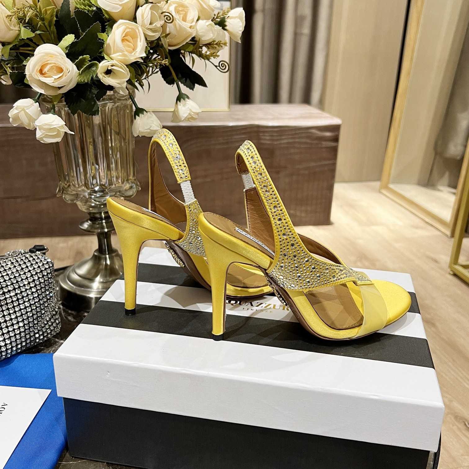 Aquazzura Izzy Plexi Sandal 105 - PerfectKickZ