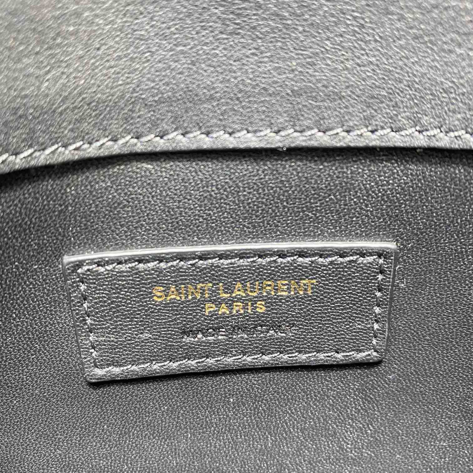 Saint Laurent Uptown Striped Envelope Clutch Bag(27x16x2cm) - PerfectKickZ