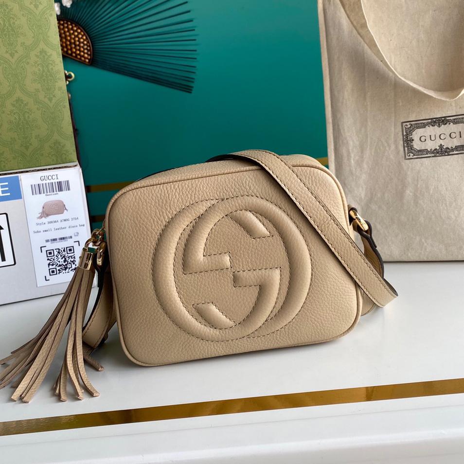 Gucci Soho Small Leather Disco Bag(22-15-7cm) - PerfectKickZ