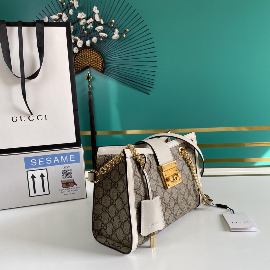 Gucci Padlock Small GG Shoulder Bag(26-18-10cm) - PerfectKickZ